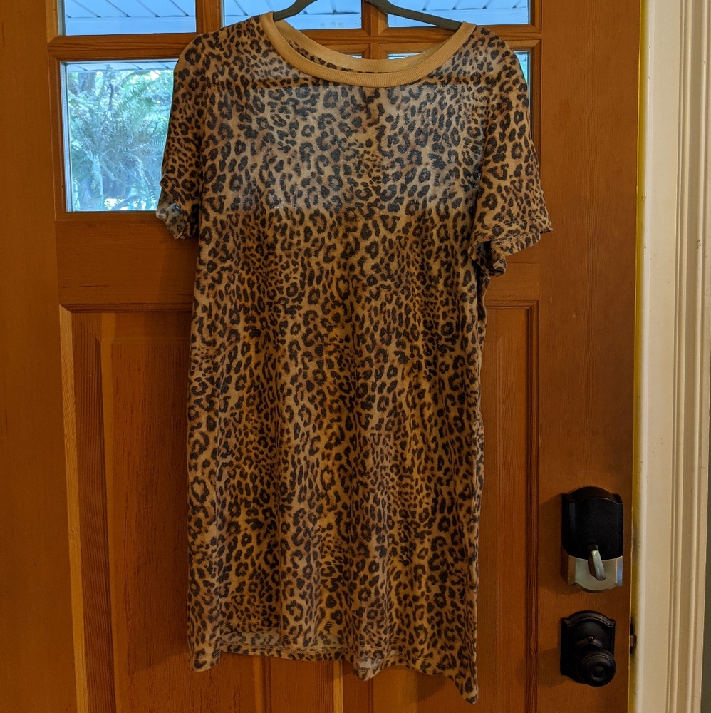 Leopard print tunic